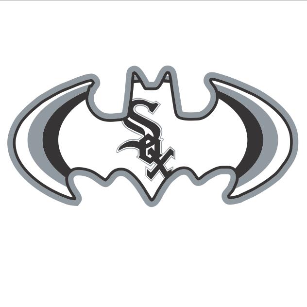 Chicago White Sox Batman Logo fabric transfer